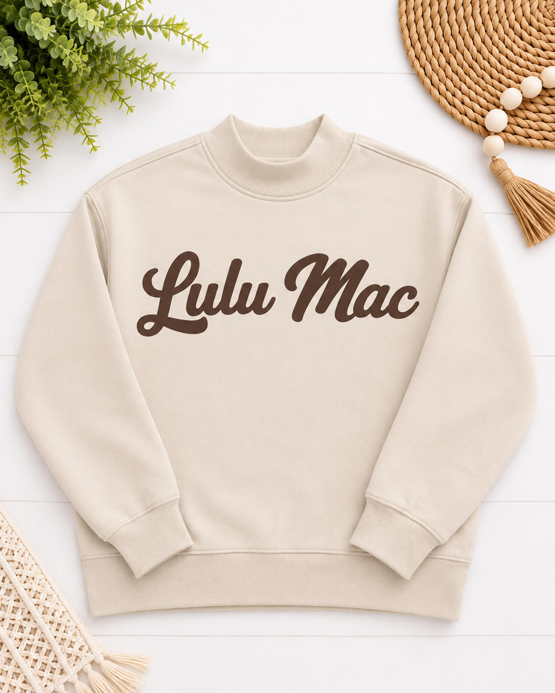 Lulu Mac Script Sweatshirt