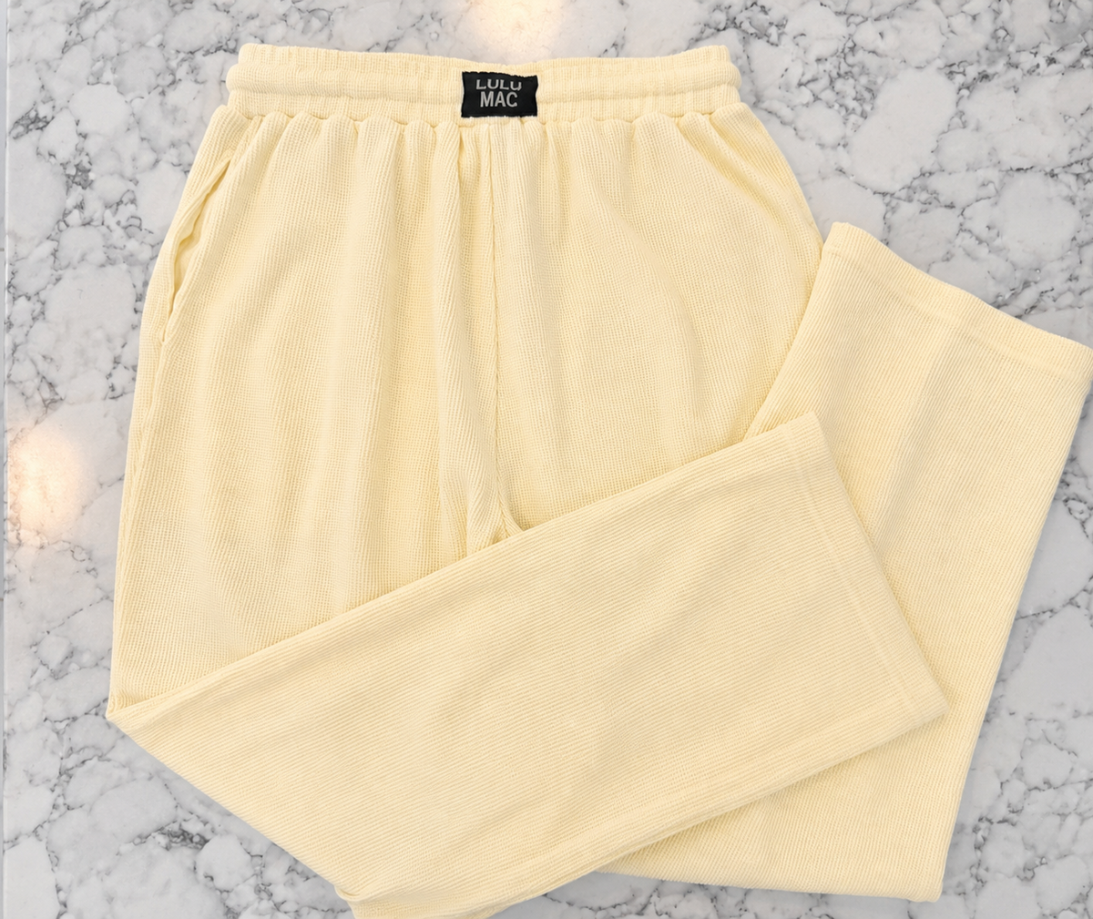 Lulu Mac Waffle Knit Lounge Pants