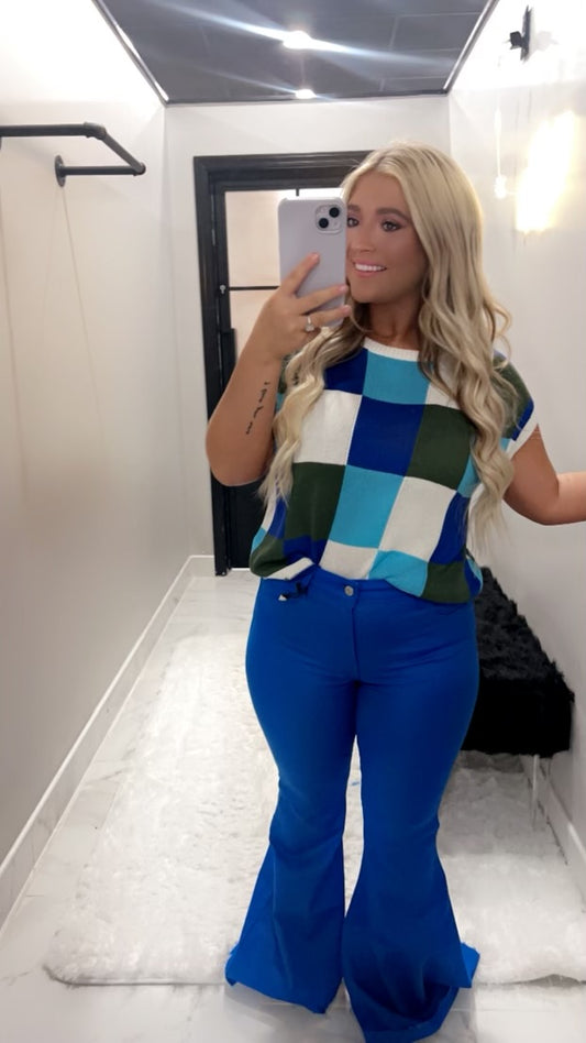 Checkered Sweater