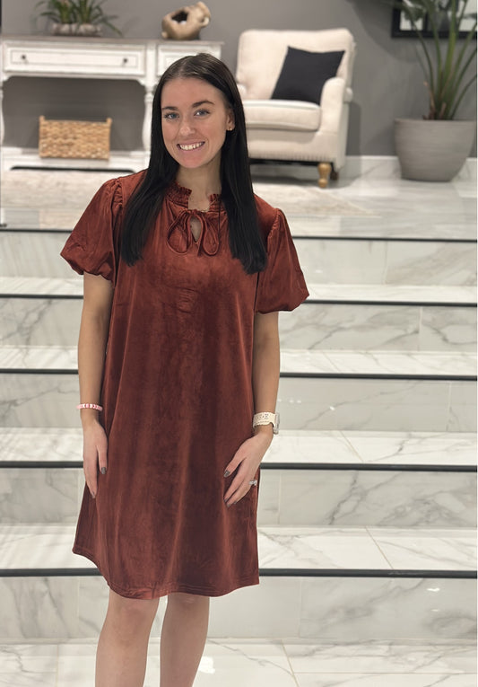 Suede Dress