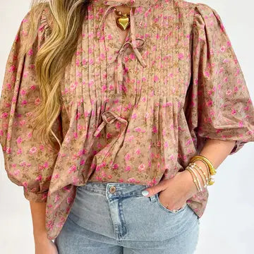 Fall into Fall Floral Top
