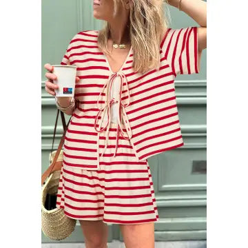 Front Tie 2 pc Short set